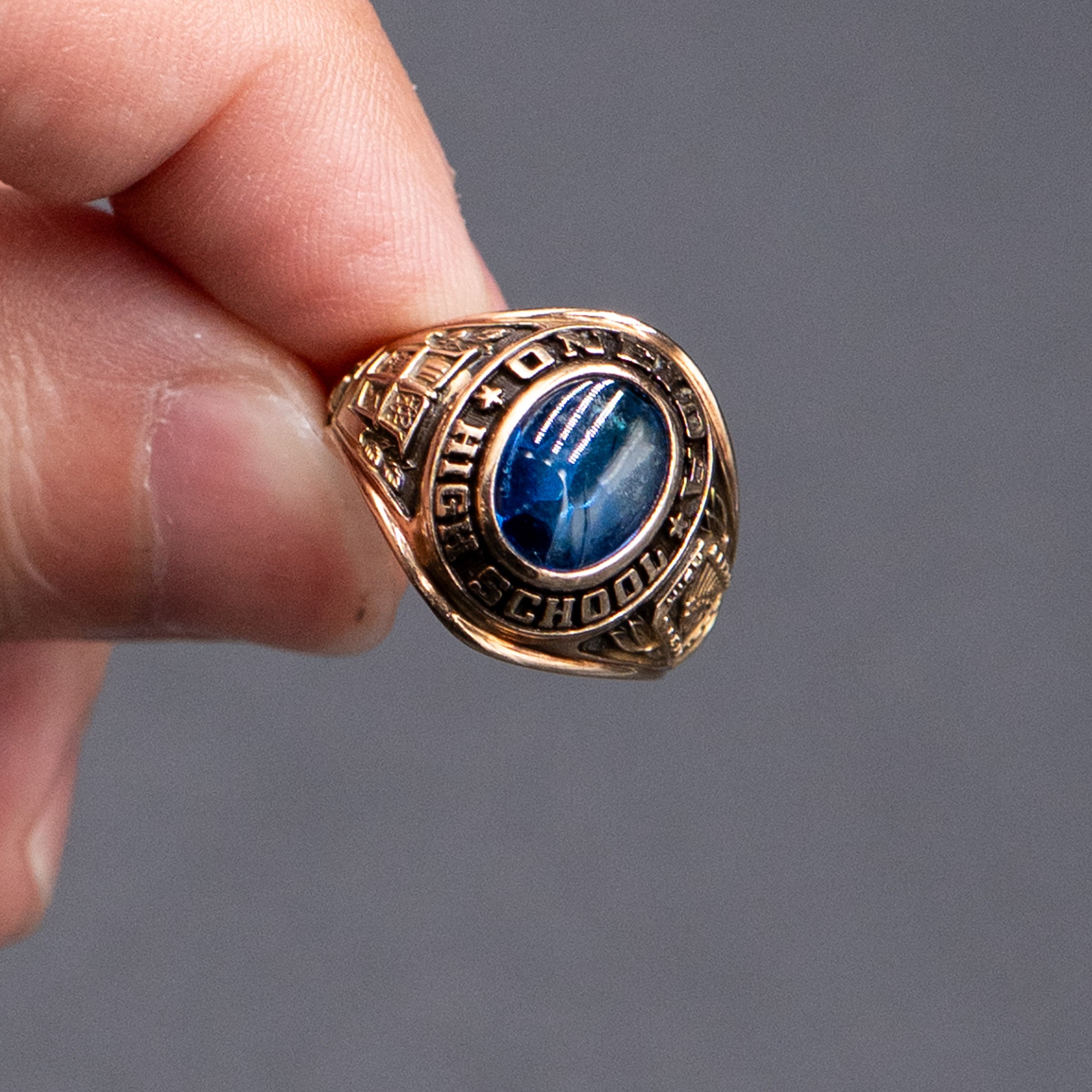 10k Yellow Gold Oneida Highschool Ring