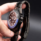 Rolex GMT-Master II "Batman" Custom PVD Watch
