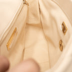 Chanel Medium Single Flap Lambskin Beige Handbag