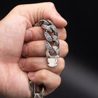Scott Kay Guardian Silver Engraved Link Bracelet