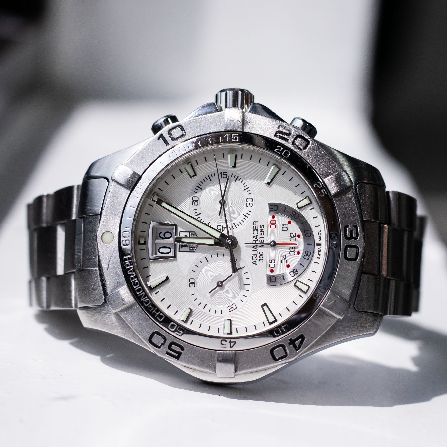 Tag Heuer Aquaracer Stainless Steel Grande Date Men's Watch