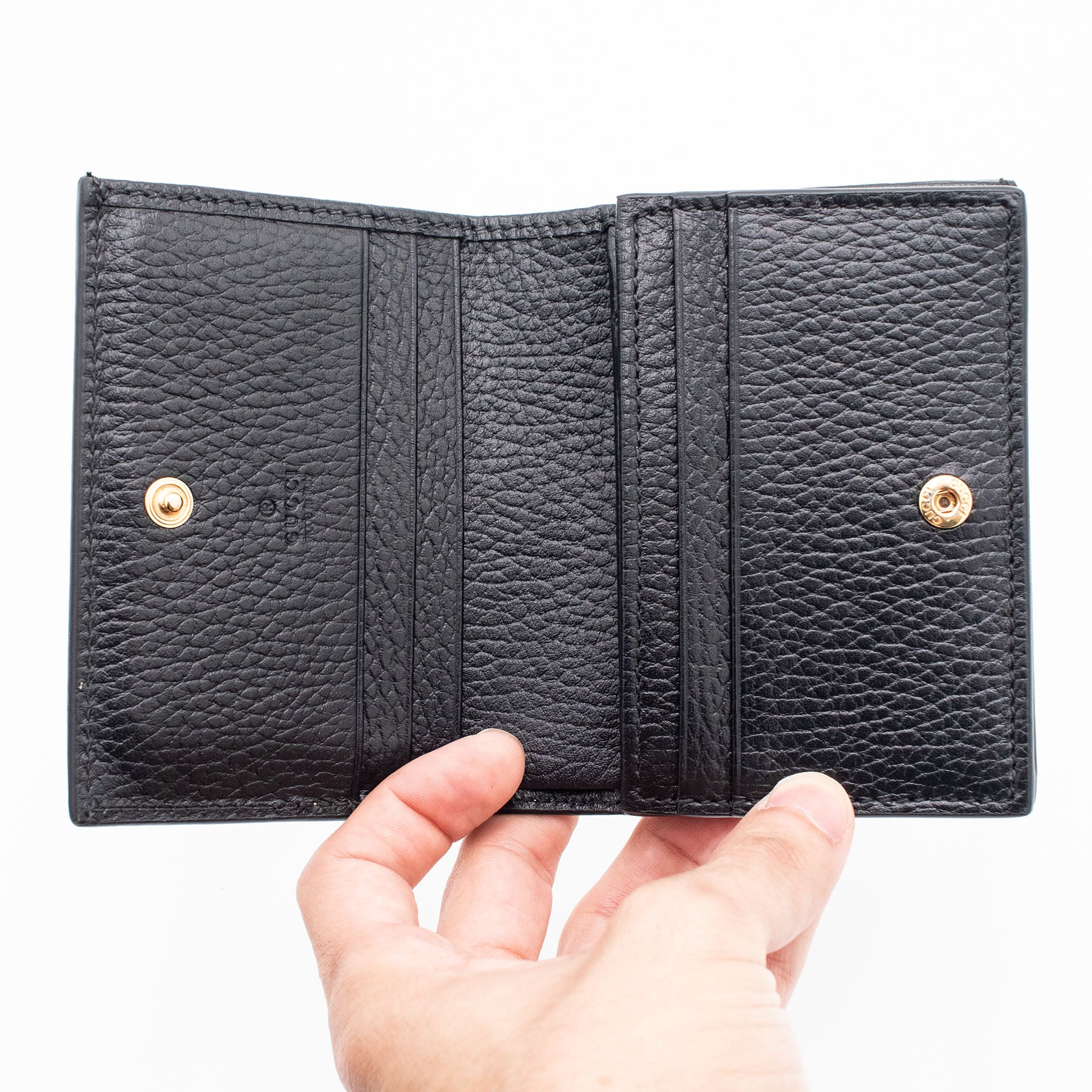 Gucci GG Marmont Bi-Color Canvas Wallet