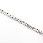 14k White Gold 5.50ctw Round Diamond Tennis Bracelet
