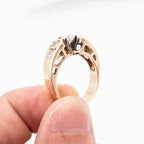 14k Yellow Gold 0.38ctw Round Diamond Engagement Ring