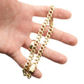 10k Yellow Gold Cuban Link Chain Bracelet