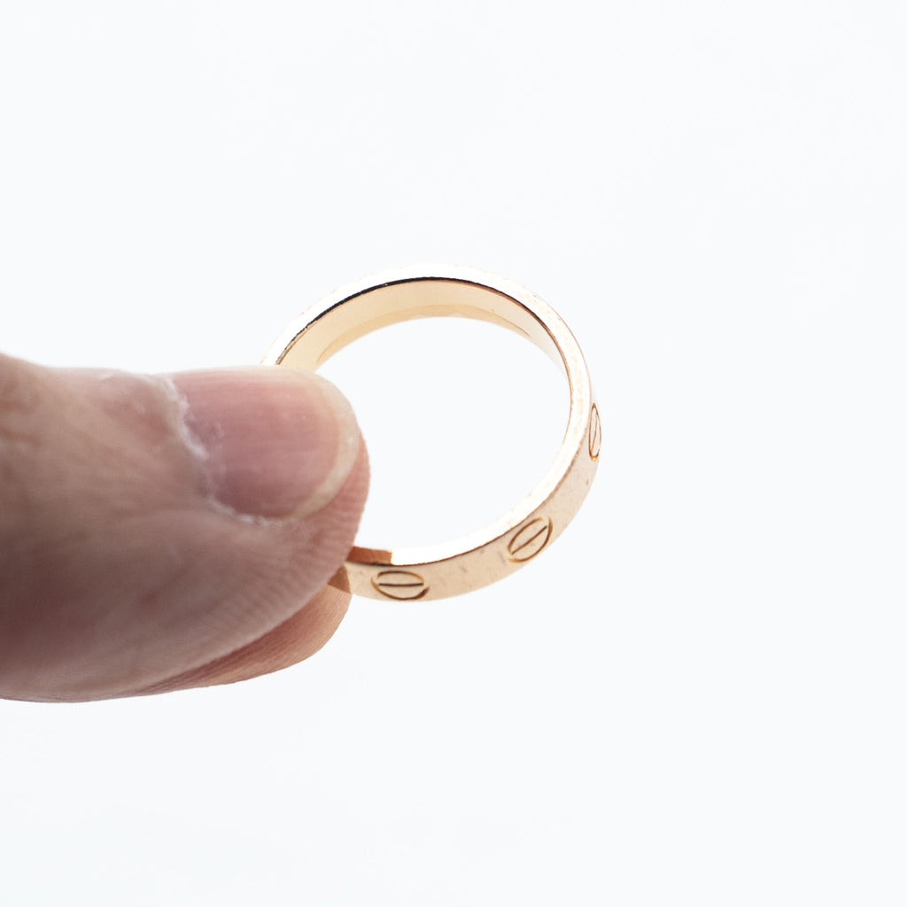 Cartier Love Ring 18k Yellow Gold Size 48