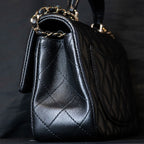Chanel Mini Flap Black Single Flap Handbag