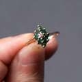 10k Yellow Gold Marquise Shape Vintage Ring