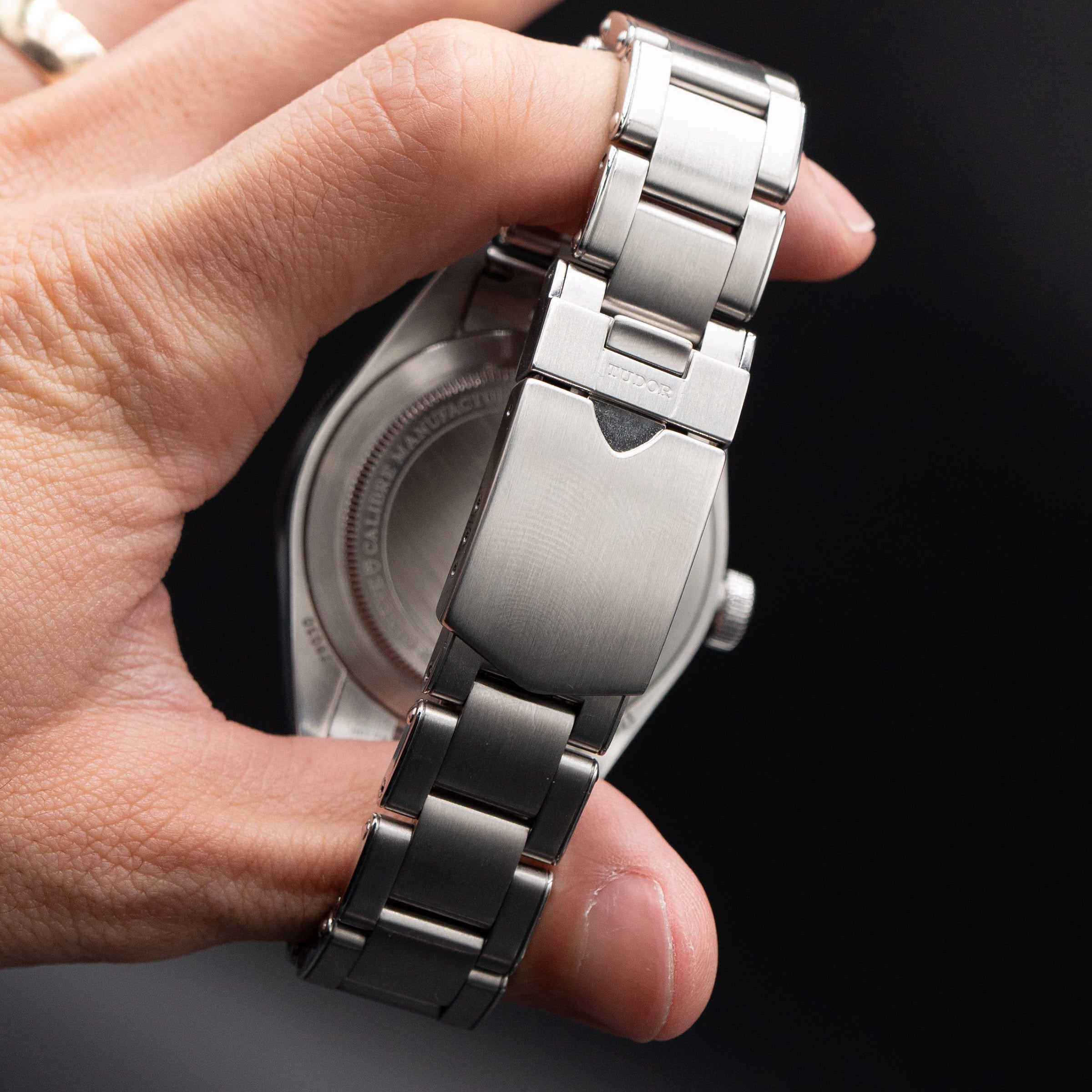 Tudor Black Bay Black Dial Stainless Steel Watch With Box And Papers