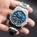 Breitling A32390 Avenger Diamond Blue Dial Stainless Steel Watch