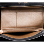 Celine Trapeze Gray and Blue Shoulder Leather Handbag