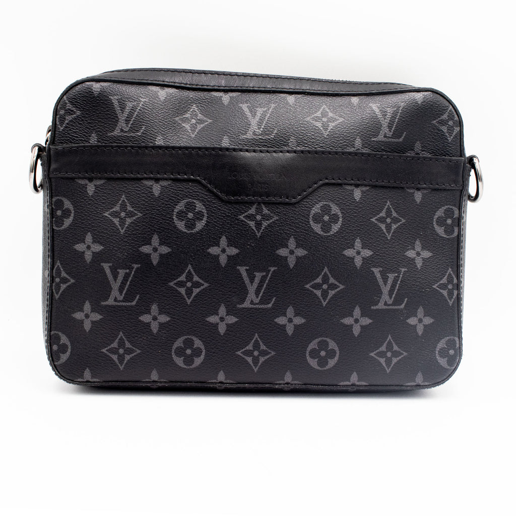 Louis Vuitton Trio Messenger Crossbody Monogram Black & Gray Handbag