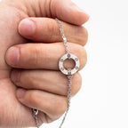 Cartier 18k White Gold "Love" loose chain bracelet
