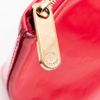 Louis Vuitton Vernis Bellevude Monogram Red Handbag