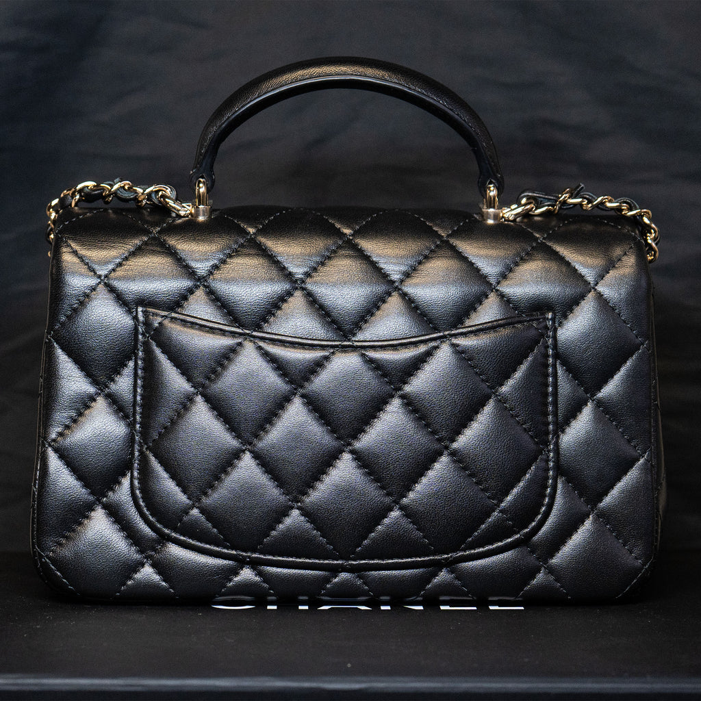 Chanel Mini Flap Black Single Flap Handbag