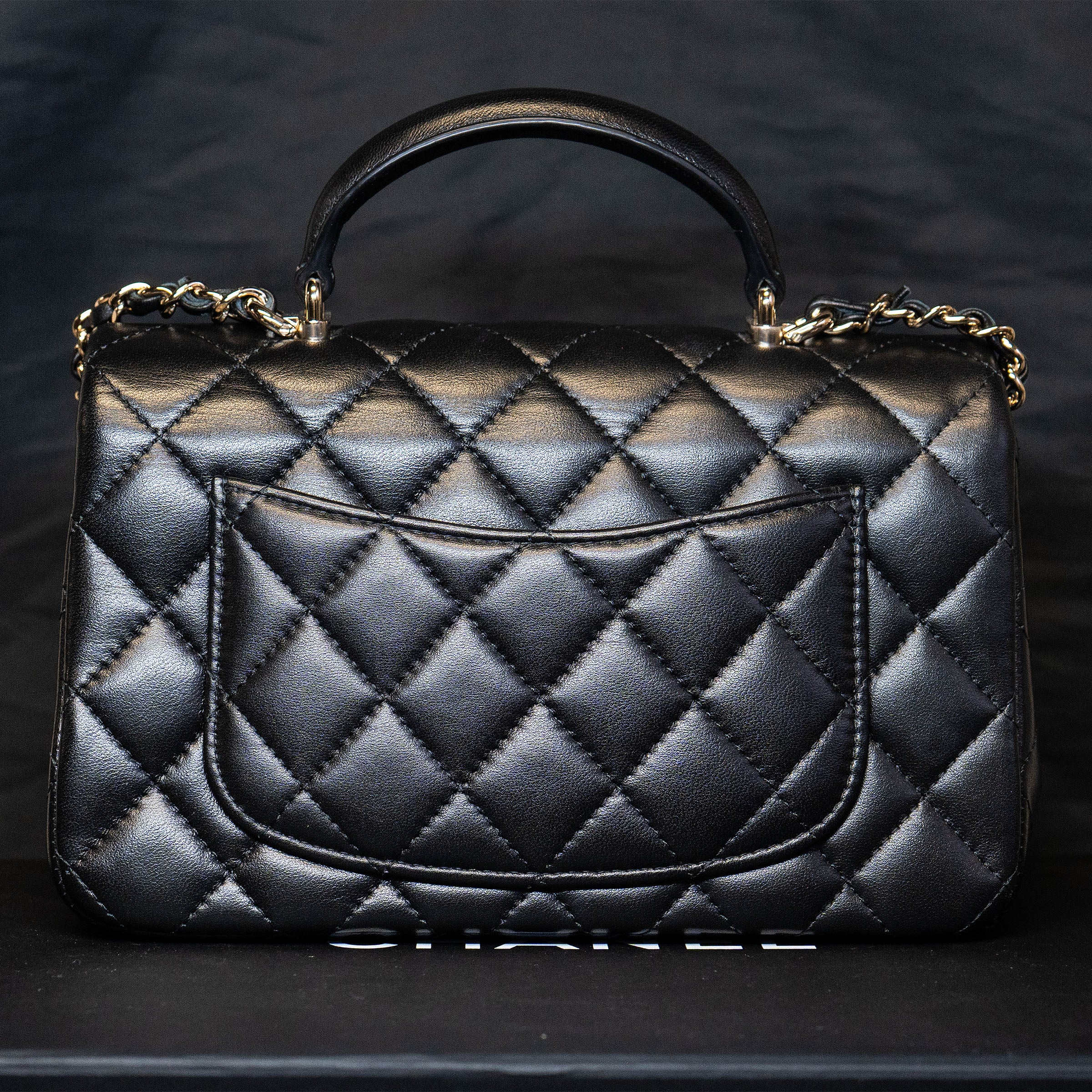 Chanel Mini Flap Black Single Flap Handbag