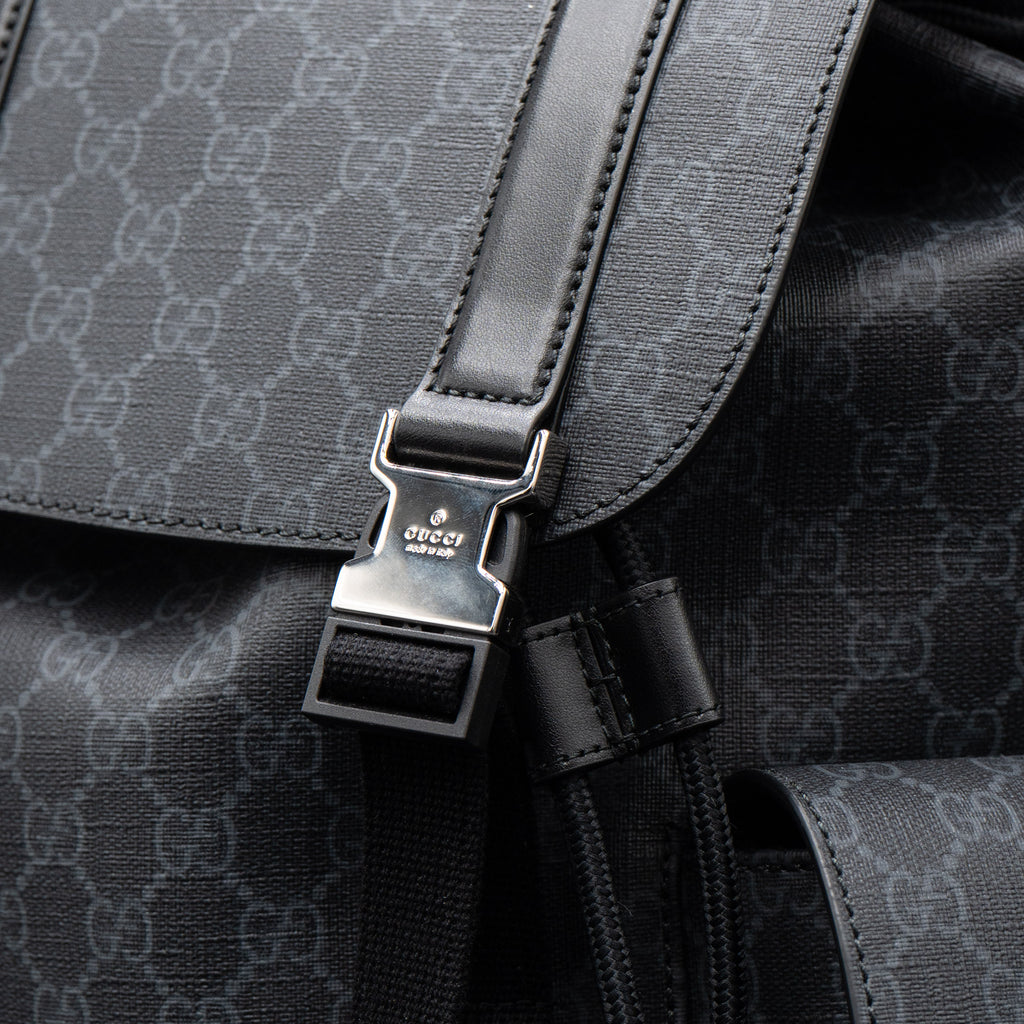 Gucci GG Black Large Backpack