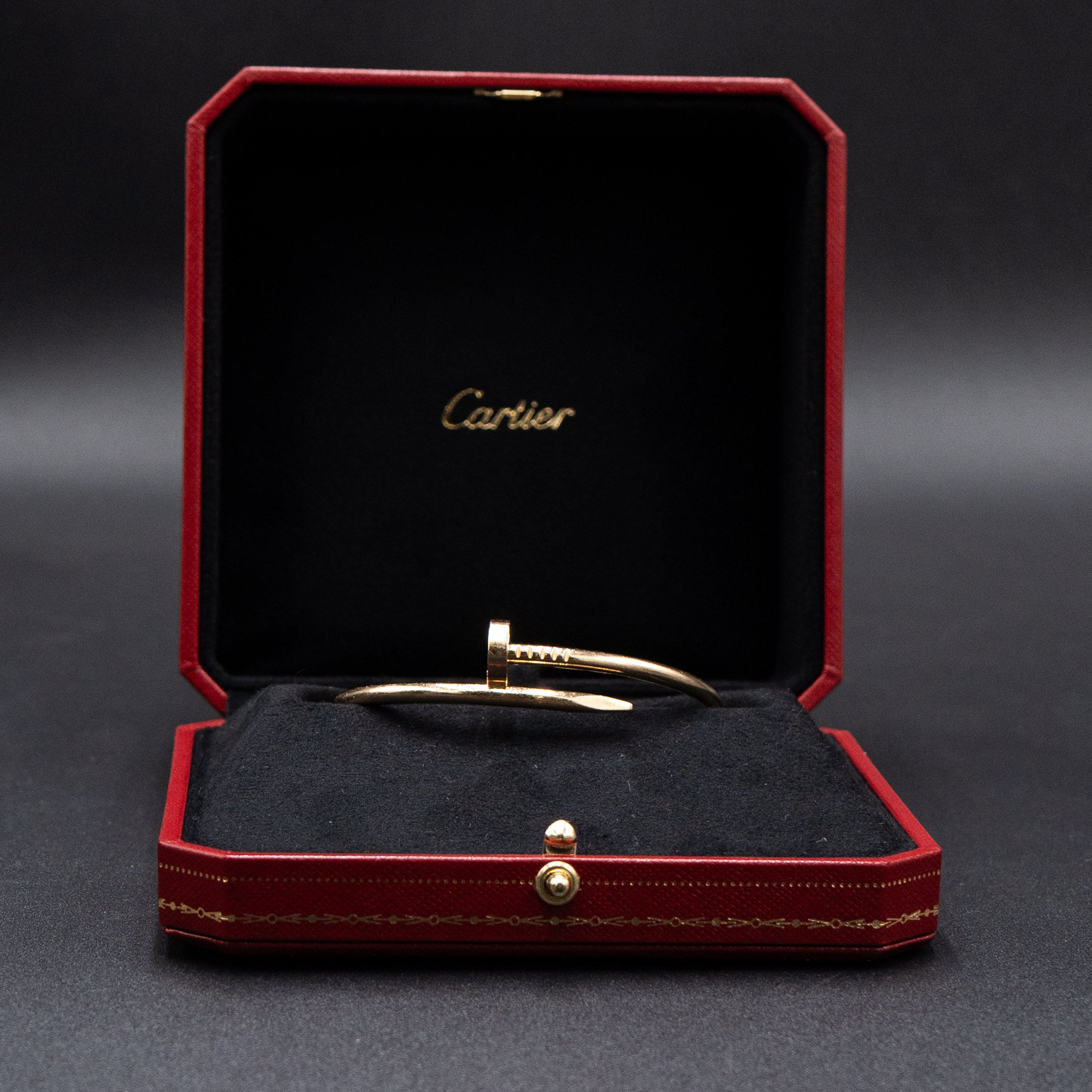 Cartier Juste Un Clou Size 17 Yellow Gold Bangle Bracelet