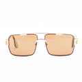 Chrome Hearts White & Gold Tone Sunglasses