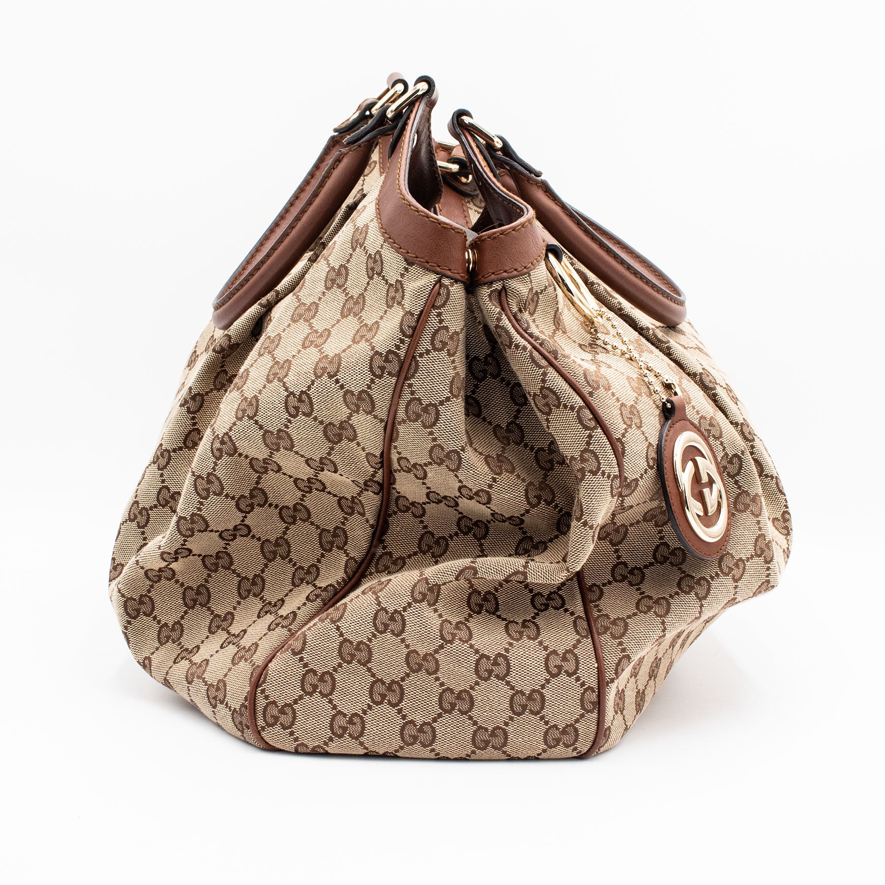 Gucci GG Canvas Sukey Tote Large Handbag