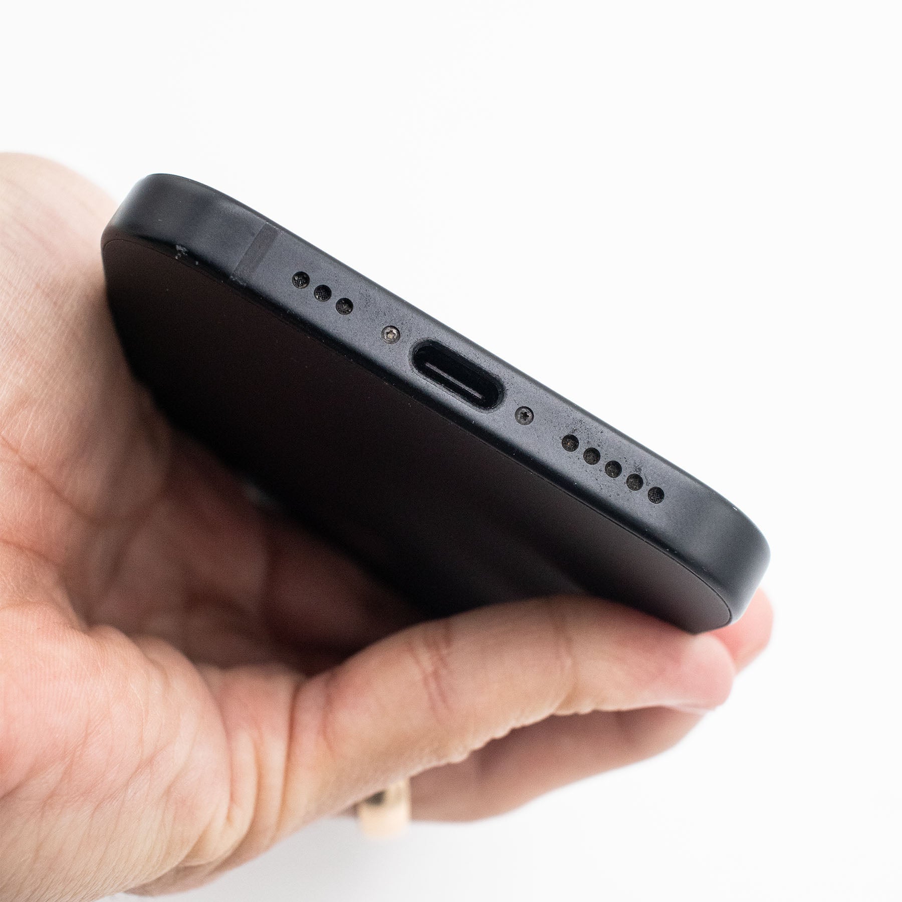 Apple iPhone 15 128GB Black Color AT&T Phone With Case