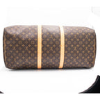 Louis Vuitton Keepall 55 Monogram Brown Duffle Bag