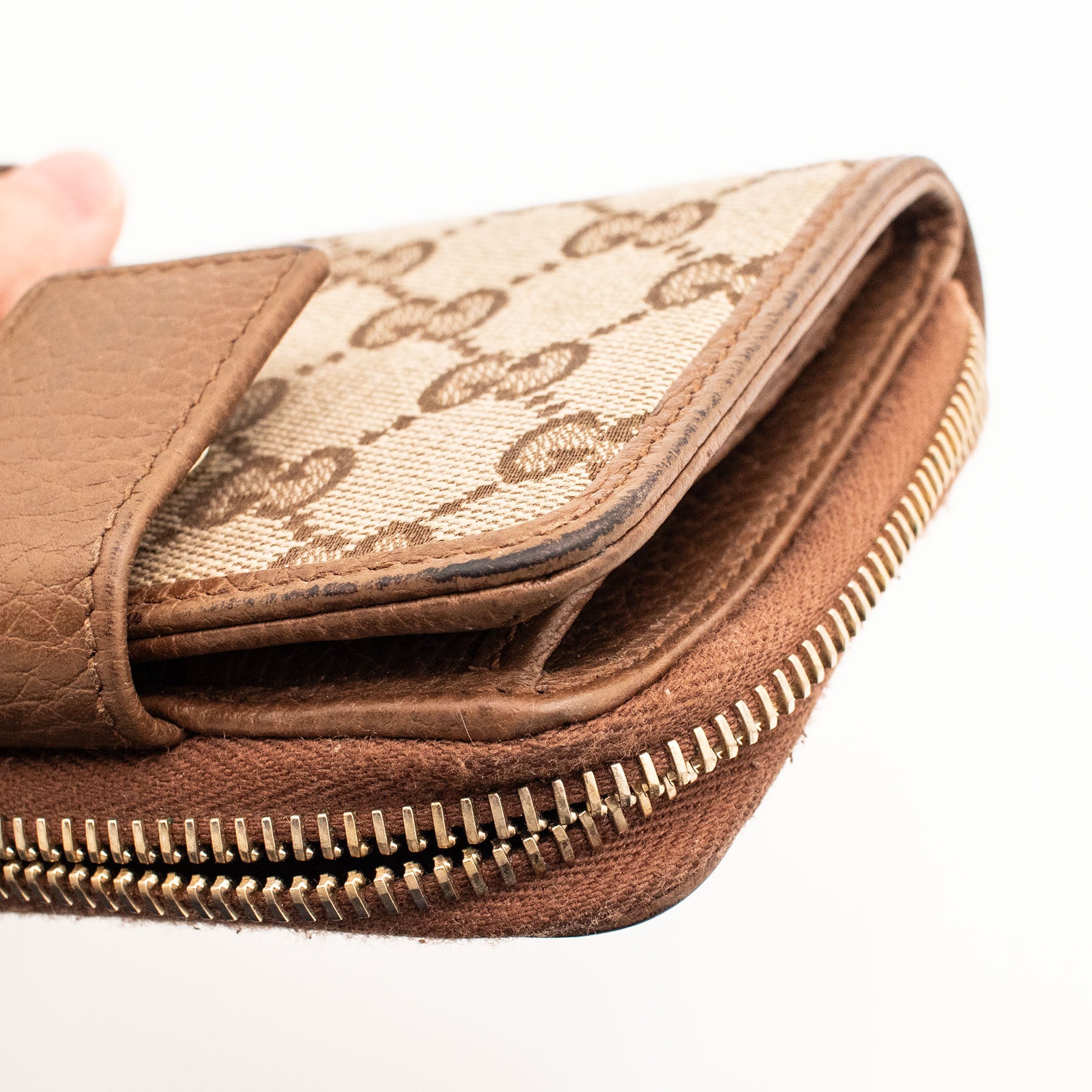 Gucci Signature Driver Coin Purse Wallet