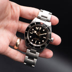 Tudor Black Bay Black Dial Stainless Steel Watch With Box And Papers
