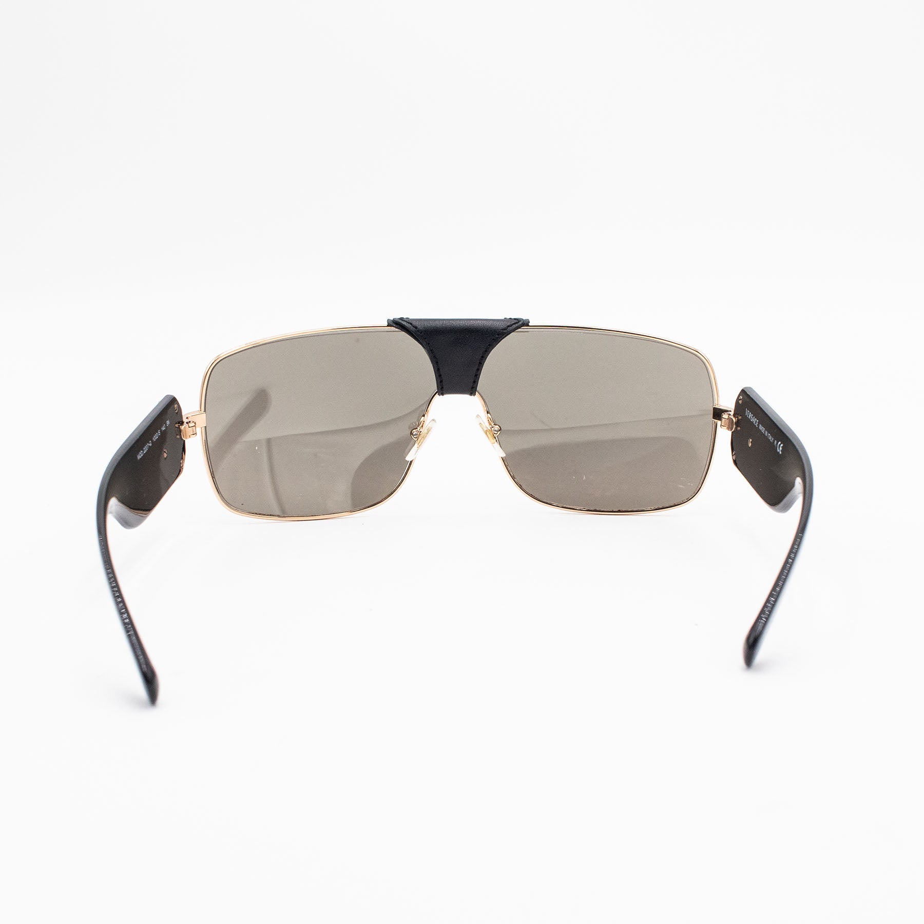 Versace Navigator Gold Tone Sunglasses