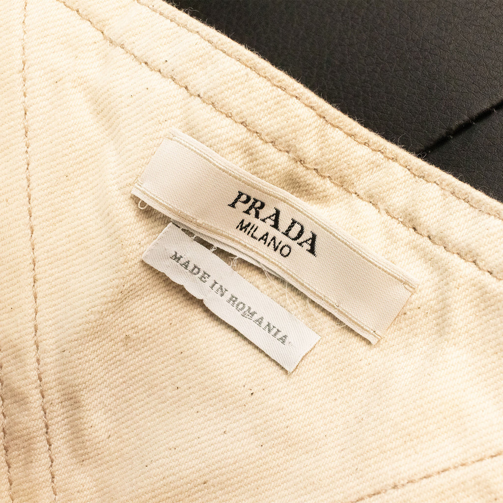 Prada Bull Beige Denim Overalls Size 33 Men