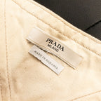 Prada Bull Beige Denim Overalls Size 33 Men