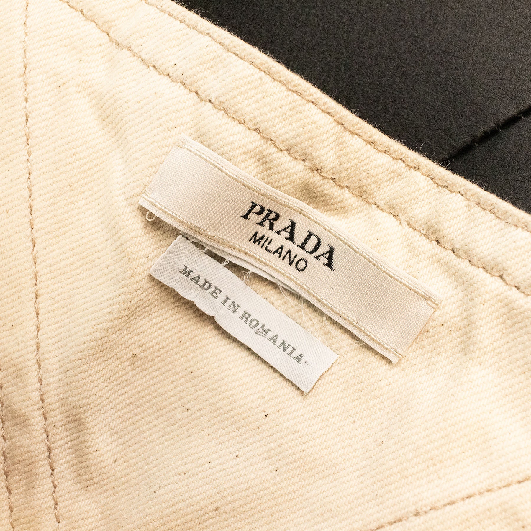 Prada Bull Beige Denim Overalls Size 33 Men