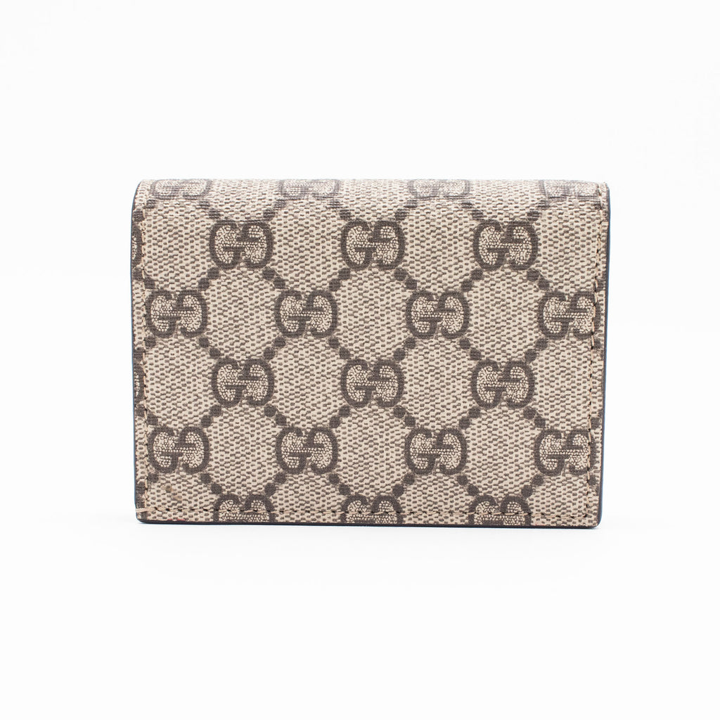 Gucci GG Marmont Bi-Color Canvas Wallet