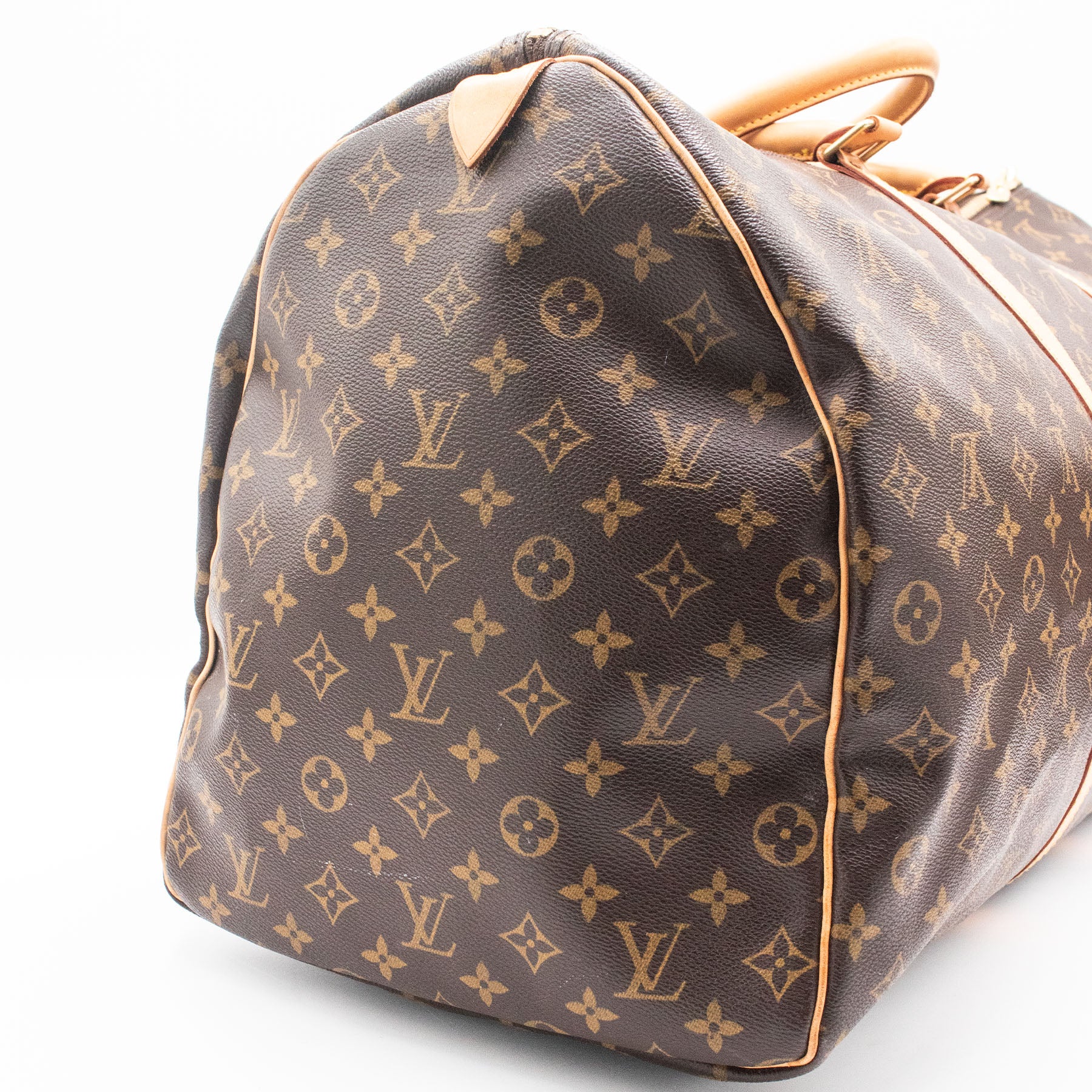 Louis Vuitton Keepall 55 Monogram Brown Duffle Bag