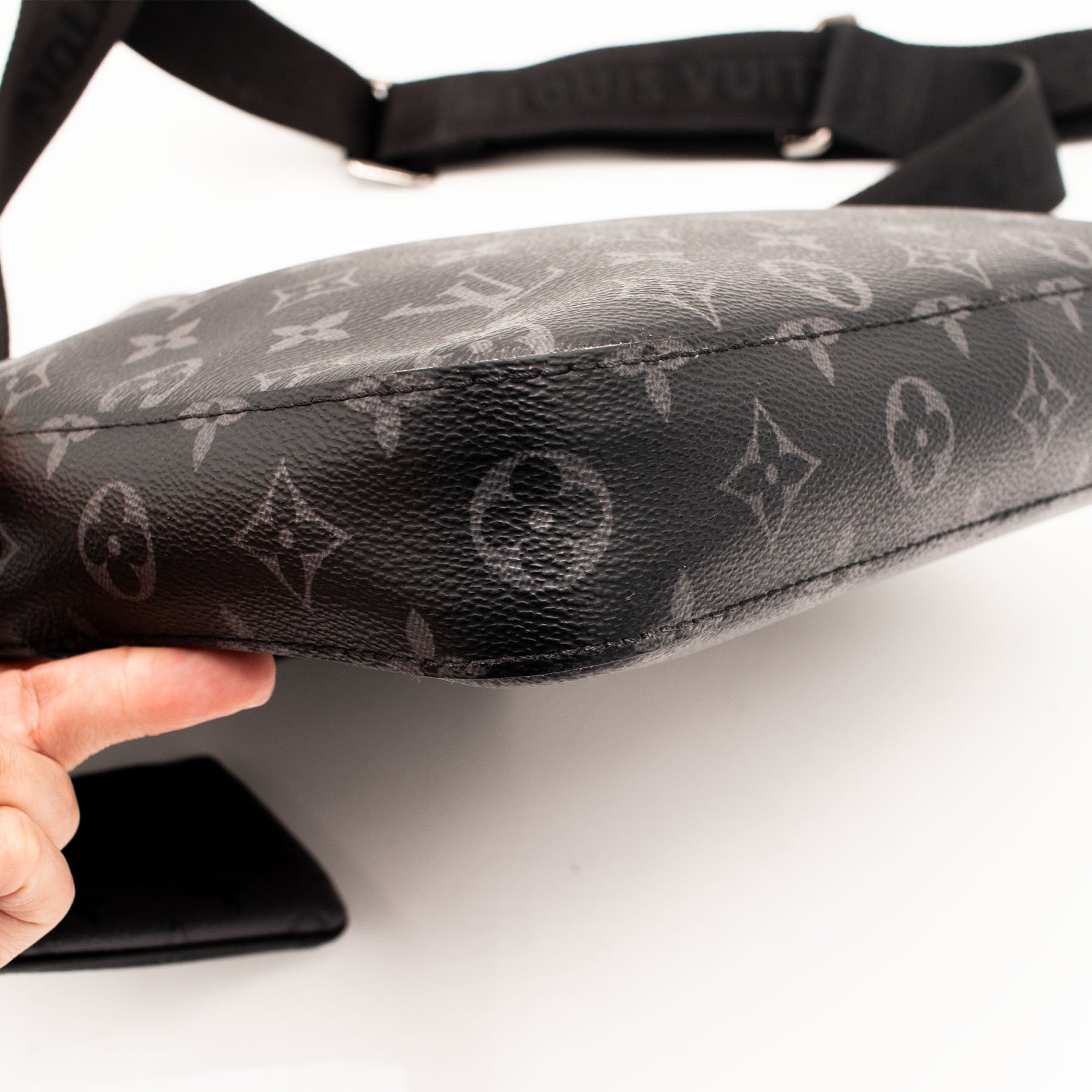 Louis Vuitton Trio Messenger Crossbody Monogram Black & Gray Handbag