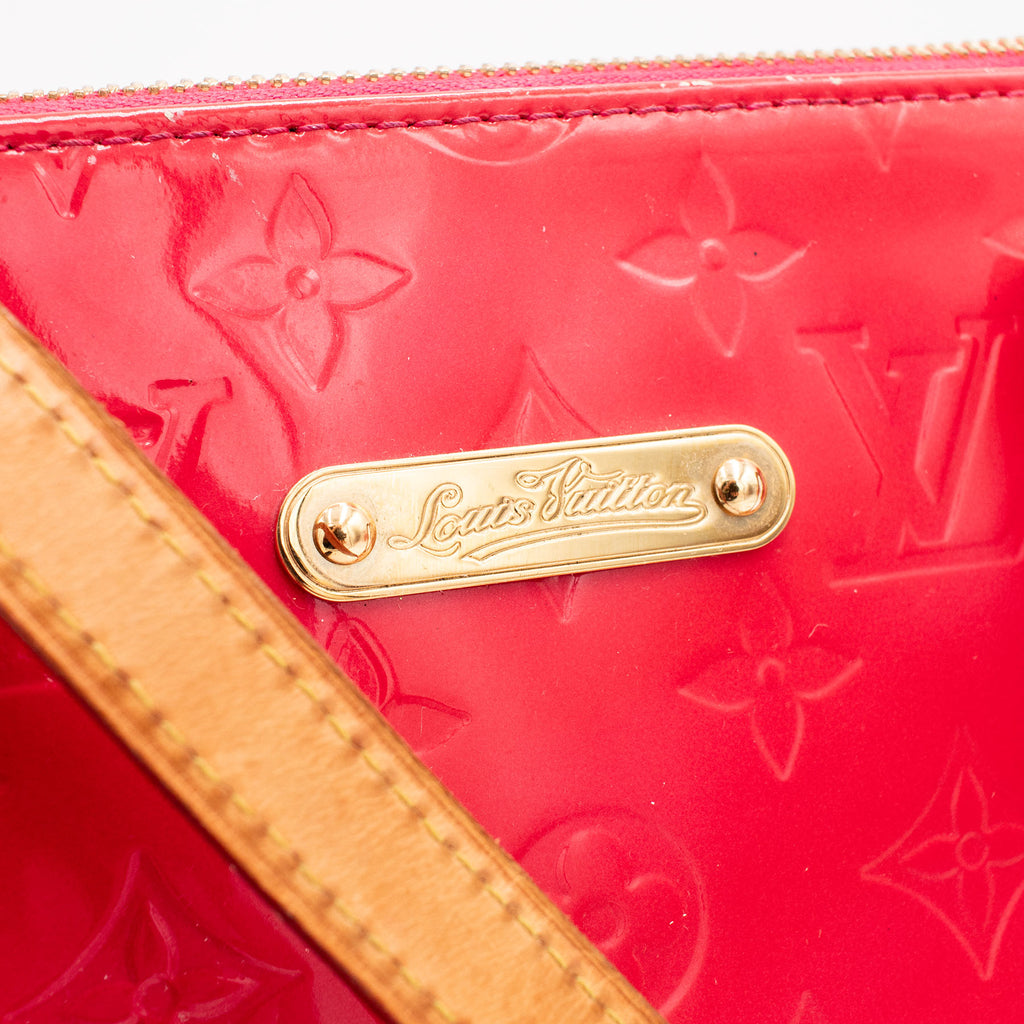 Louis Vuitton Vernis Bellevude Monogram Red Handbag