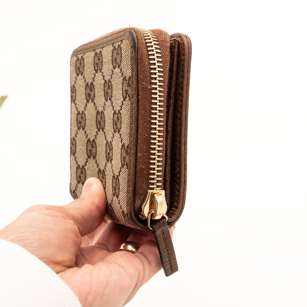 Gucci Signature Driver Coin Purse Wallet