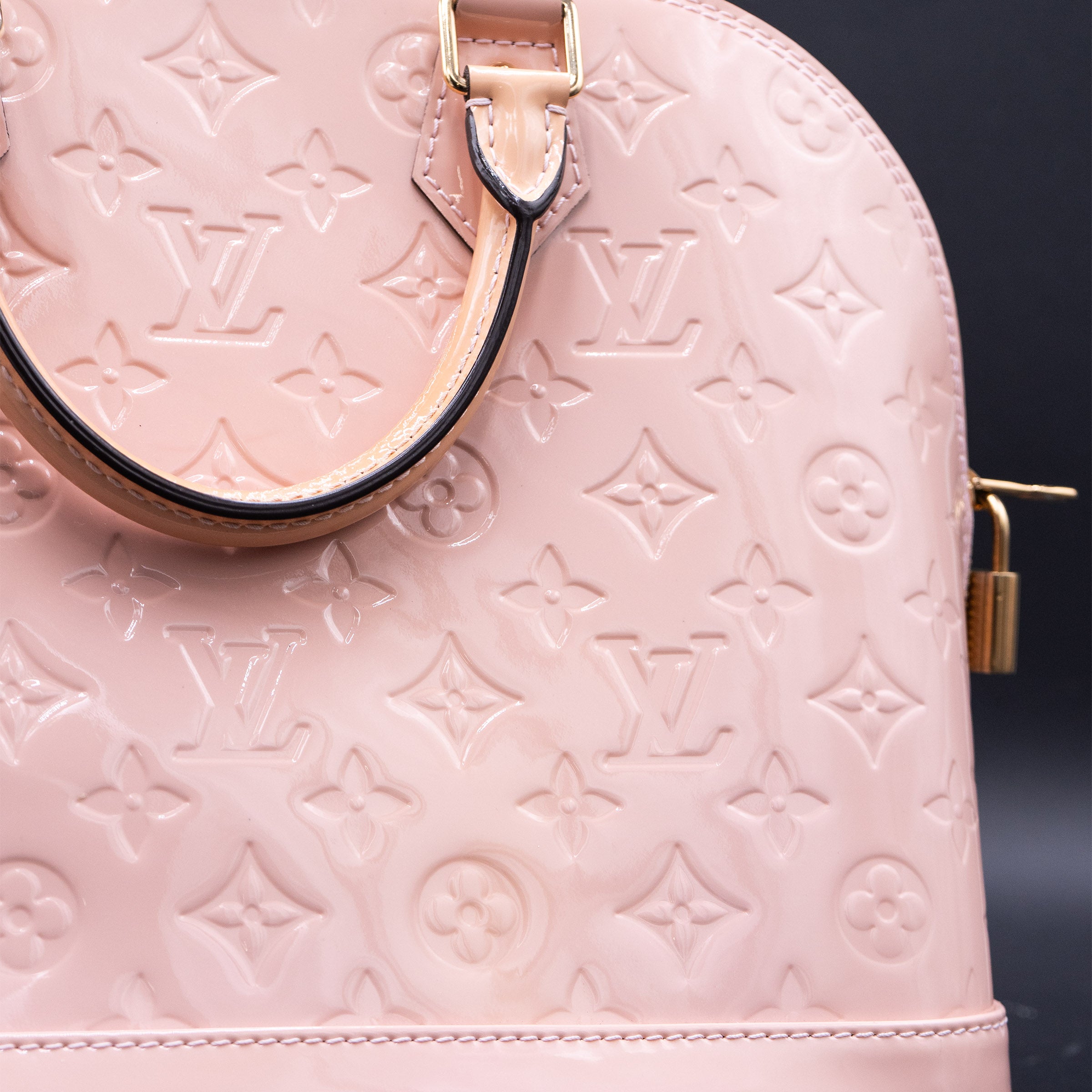 Louis Vuitton Vernis Monogram Alma Handbag