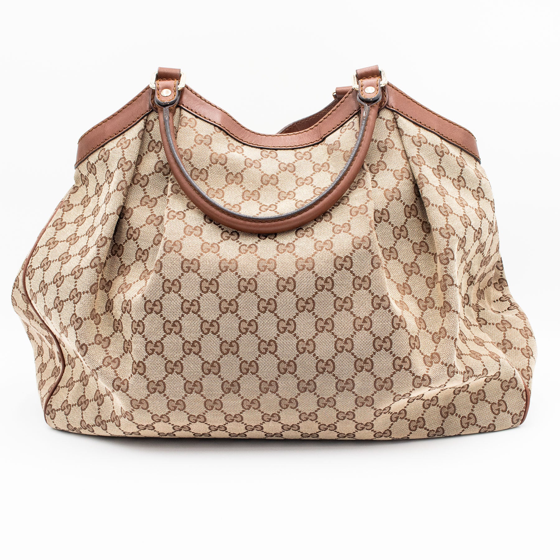 Gucci GG Canvas Sukey Tote Large Handbag