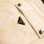 Prada Bull Beige Denim Overalls Size 33 Men