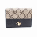 Gucci GG Marmont Bi-Color Canvas Wallet
