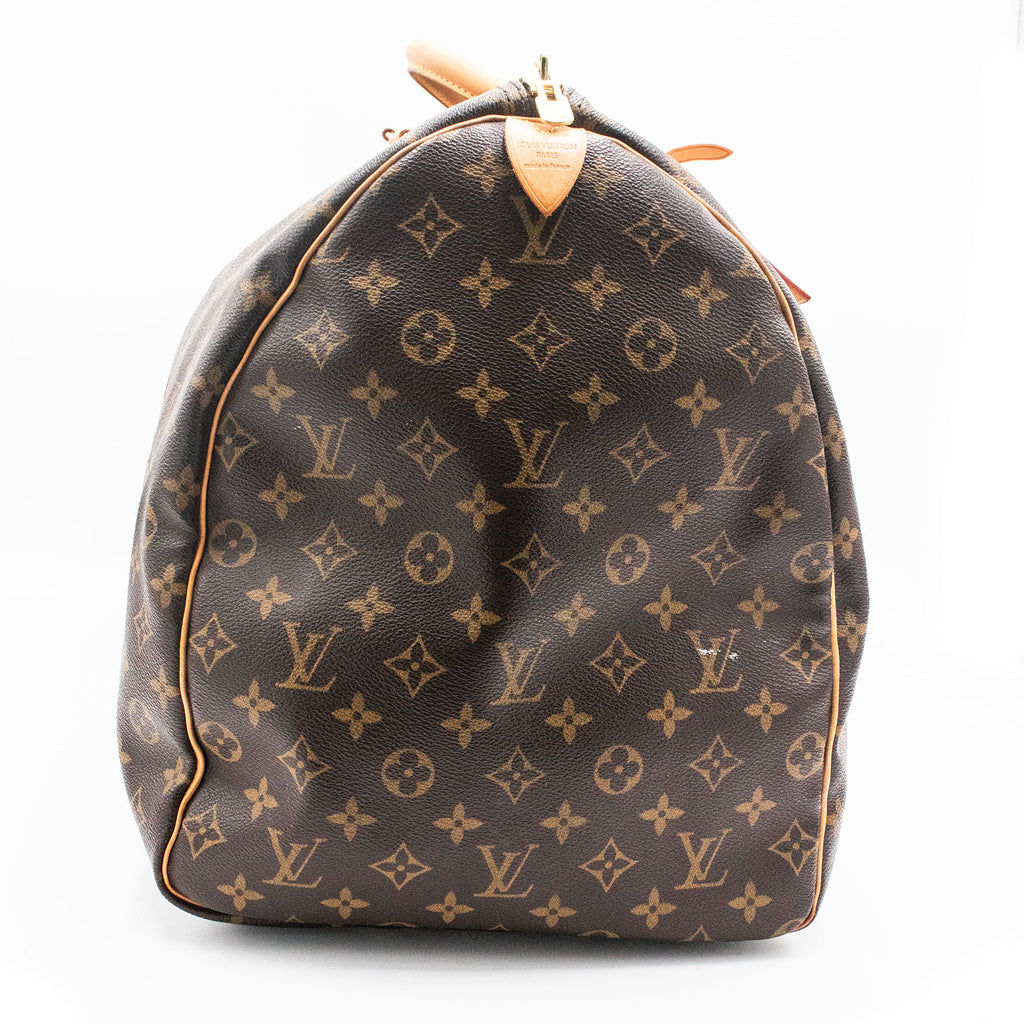 Louis Vuitton Keepall 55 Monogram Brown Duffle Bag