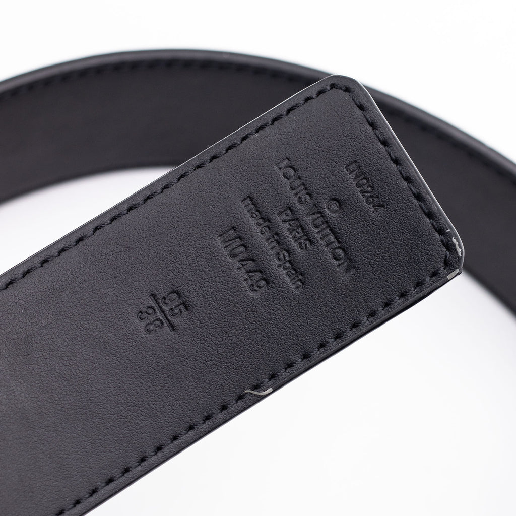 Louis Vuitton Initiales 40mm Matte Black Belt