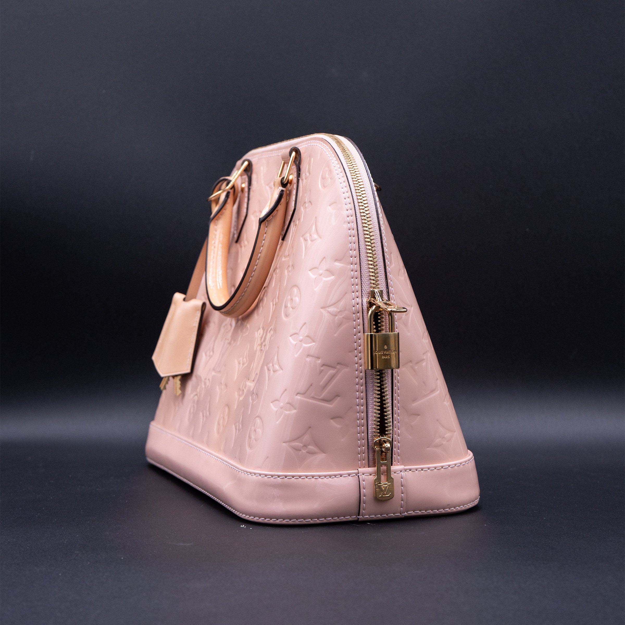Louis Vuitton Vernis Monogram Alma Handbag