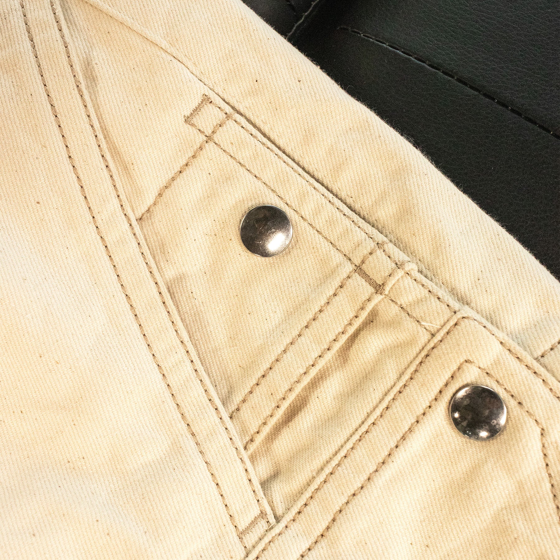 Prada Bull Beige Denim Overalls Size 33 Men