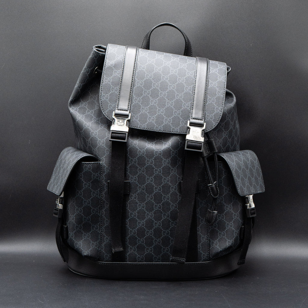 Gucci GG Black Large Backpack