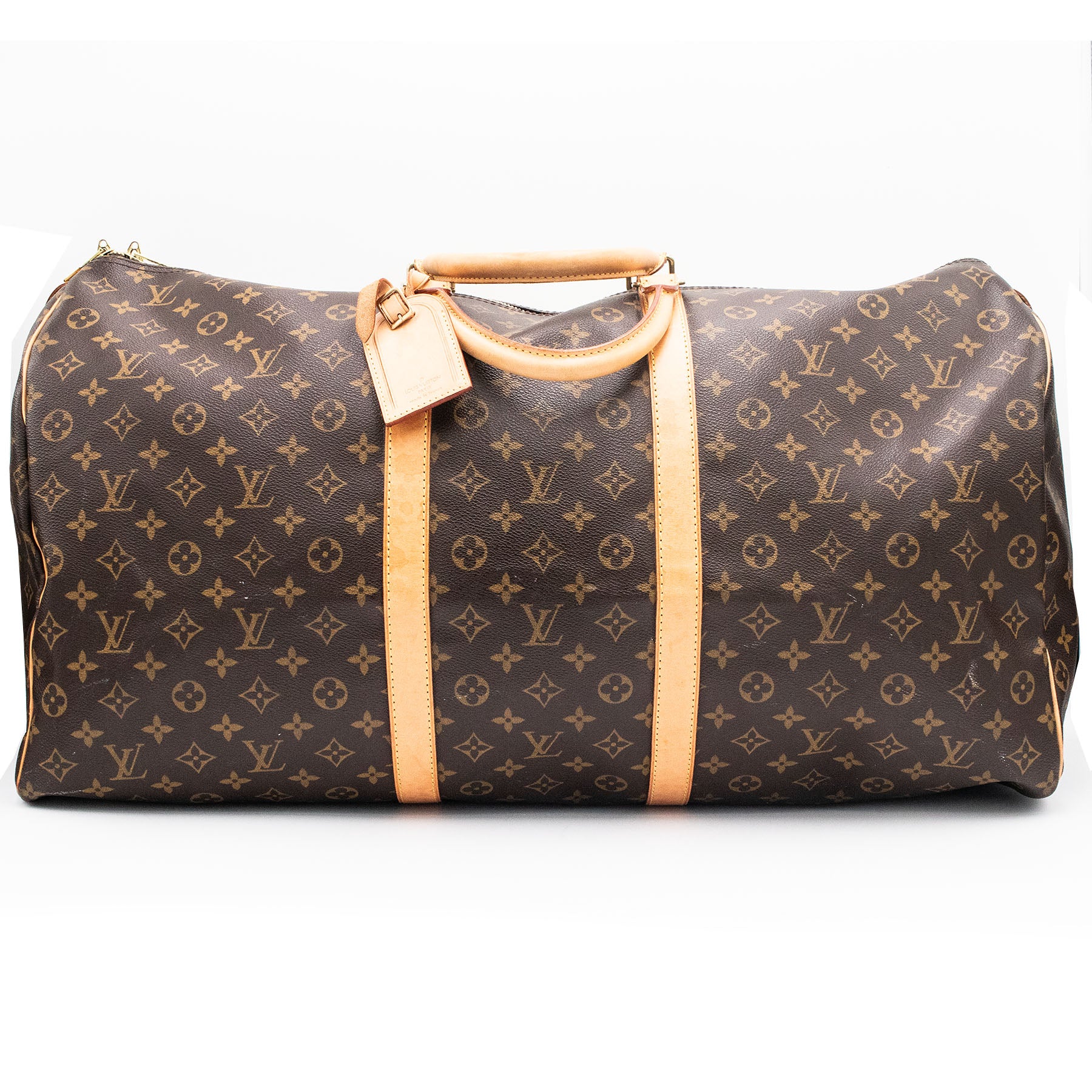 Louis Vuitton Keepall 55 Monogram Brown Duffle Bag