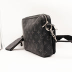 Louis Vuitton Trio Messenger Crossbody Monogram Black & Gray Handbag