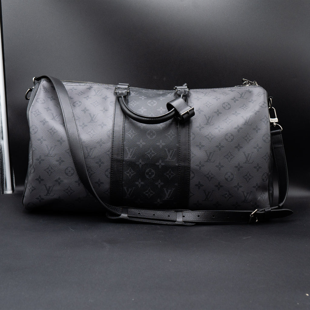 Louis Vuitton Reverse Monogram Eclipse Keepall Bandouliere 50 Duffel Bag