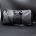 Louis Vuitton Reverse Monogram Eclipse Keepall Bandouliere 50 Duffel Bag